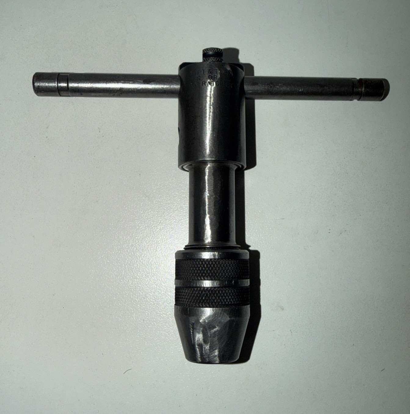 General No. 162-R Ratcheting Tap Wrench Left Right Drill Chuck Made USA