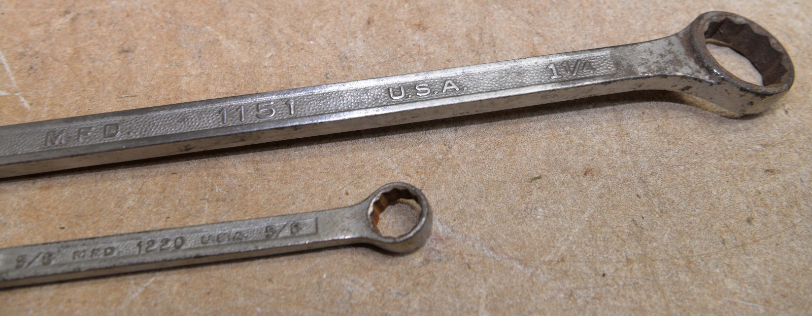 3 rare Plvmb Plomb Plumb pebble finish wrench 1151 1220 3034 collectible tool US