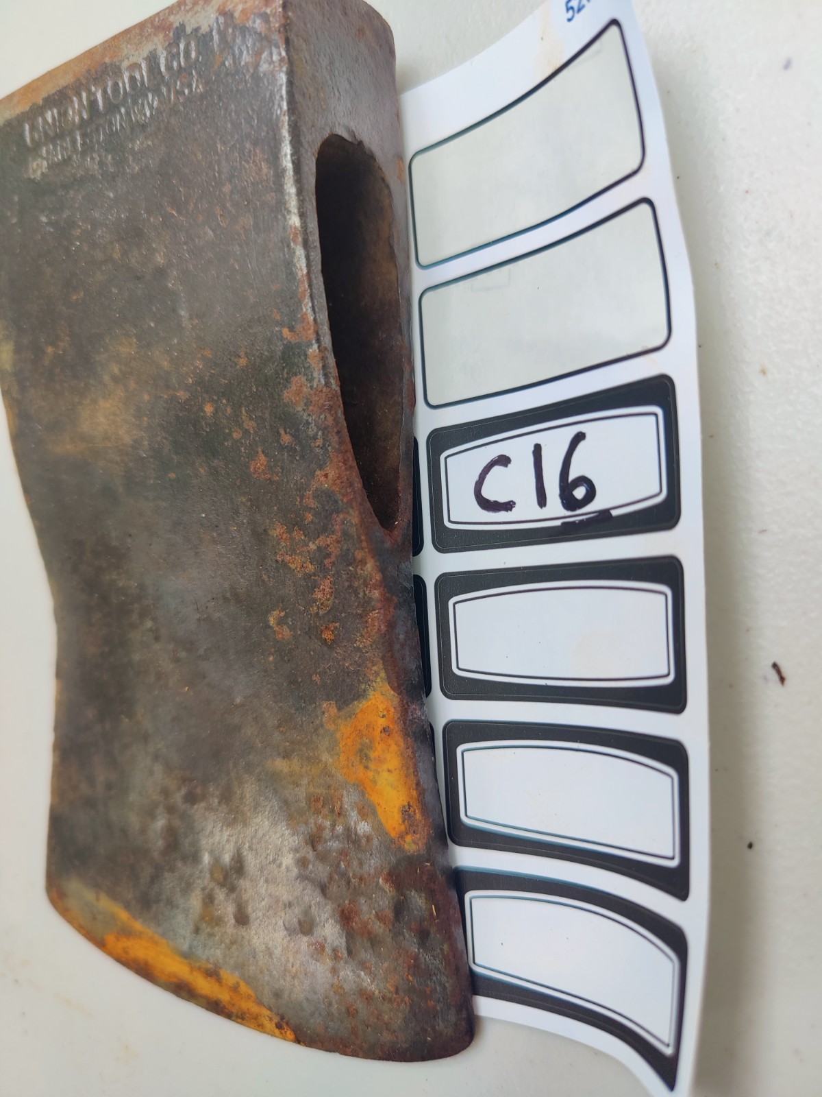 Vintage Union Tool Co Charleston WV USA 3.5lb Felling Axe Head Plumb Era