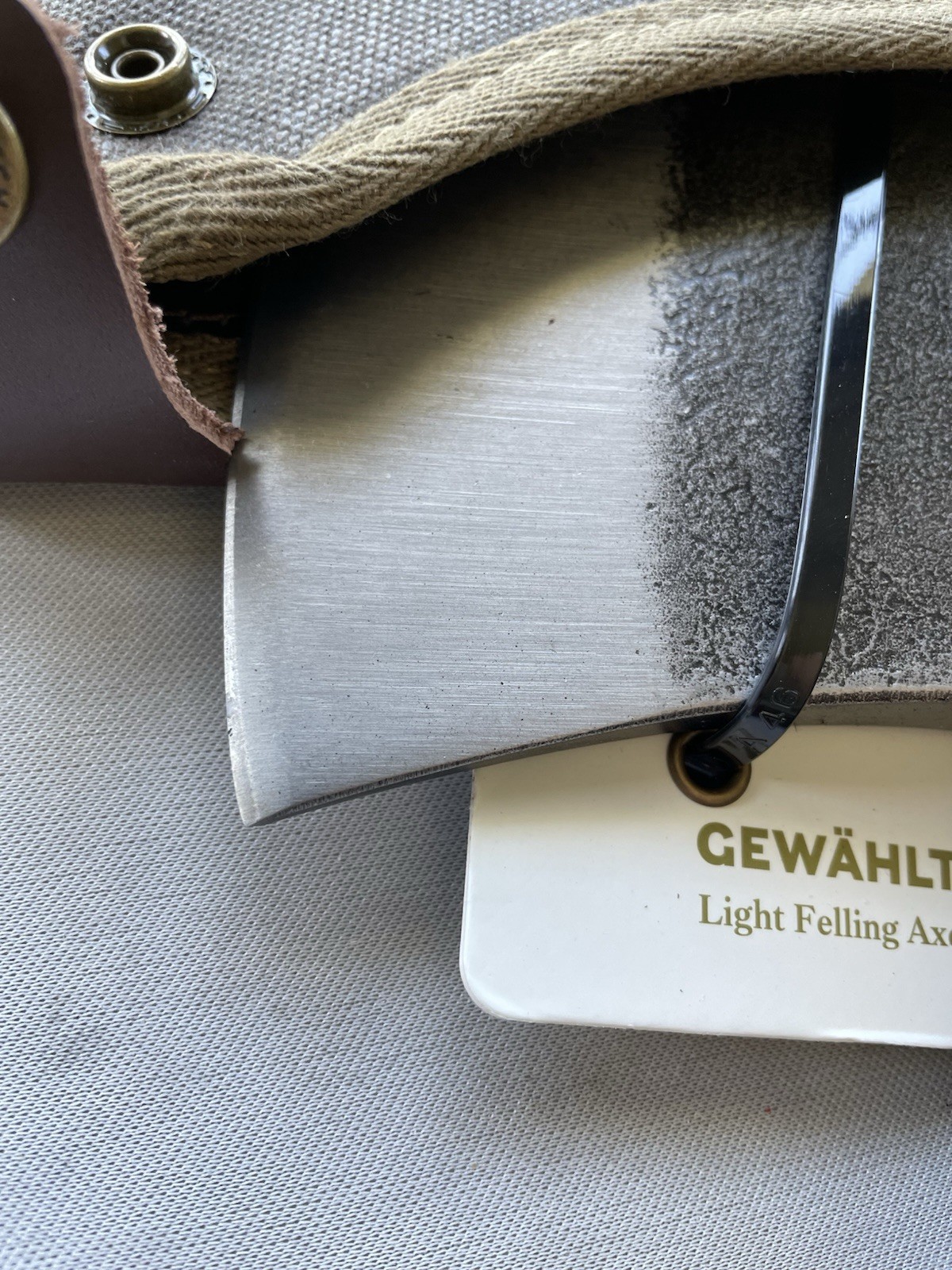 New The Swisstech Gewahlt Light Felling Axe Forged Carbon Steel. 2.25 Lbs Head