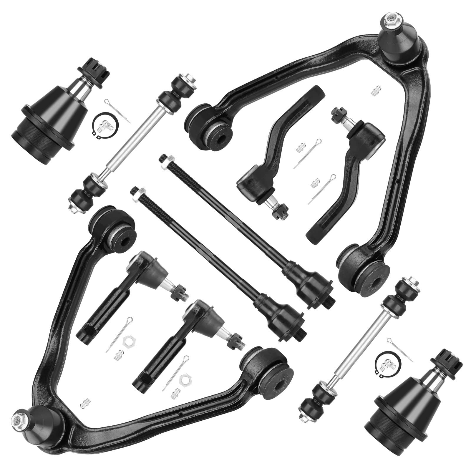 Front Upper Control Arm Suspension Kit Fit for 1999-2006 Chevy Silverado Sier…