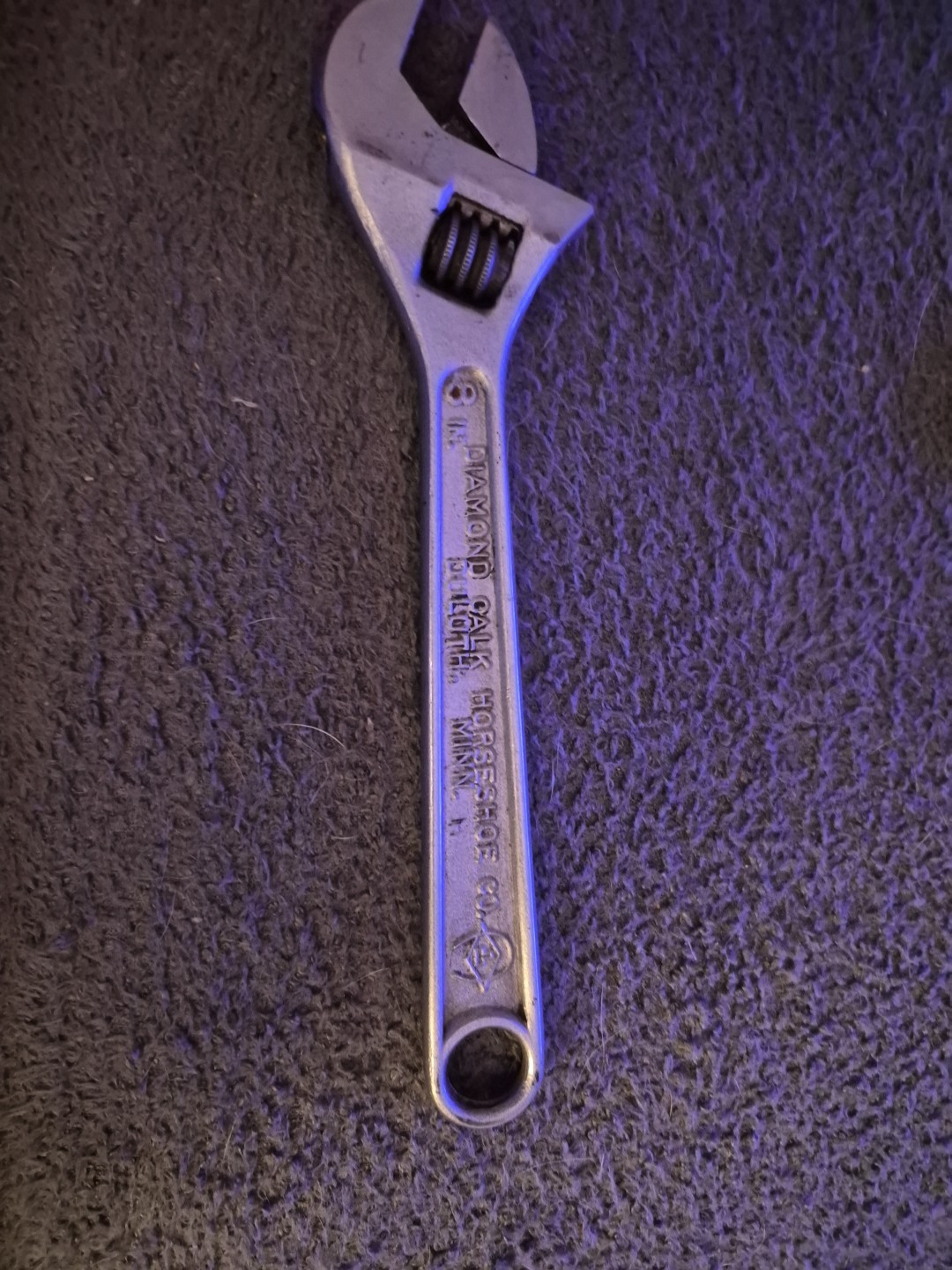 Vintage Diamond Calk Horseshoe Co. Diamalloy 8″ Adjustable Wrench USA