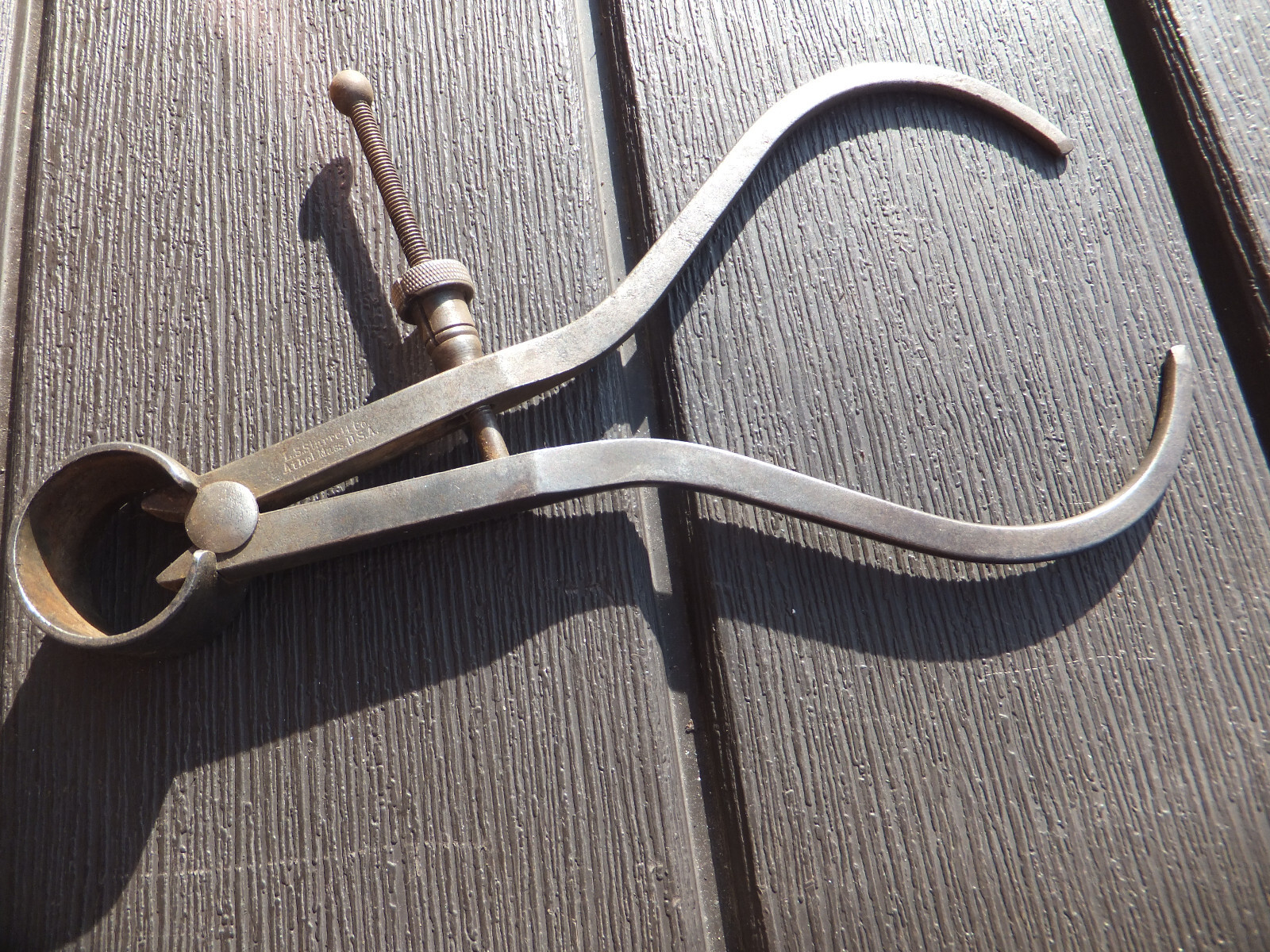 Vintage Outside Calipers, L. S. Starrett Co, Athol, Mass USA, Pat. June 2, 1885