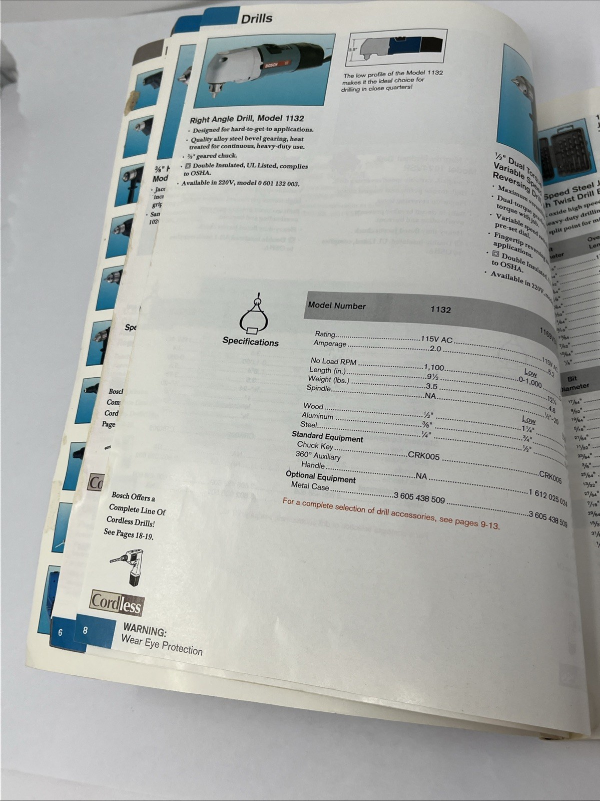 Original Vintage Catalog1992 BOSCH – precision power tolls & accessories; 138pgs