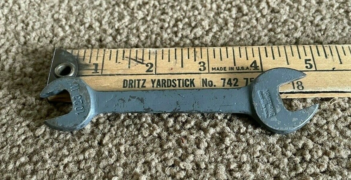 VTG 1023W ARMSTRONG ALLOY STEEL OPEN WRENCH WHITWORTH 3/16W X 1/4W (7/16X1/2SAE)