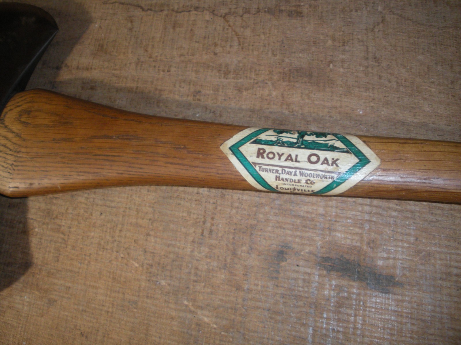 Vintage Embossed HICKORY Double Bit Axe Head / High End COLLECTOR Grade Axe