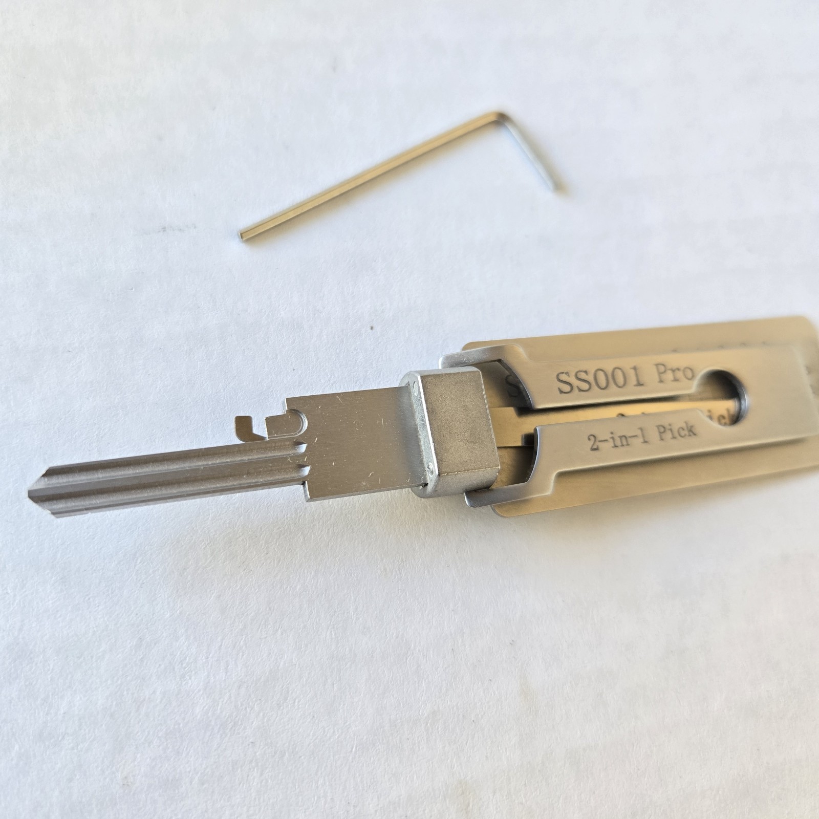 Key Decoder Perfect Match For Key Picking Hook Tool Stainless Steel 1119-S01