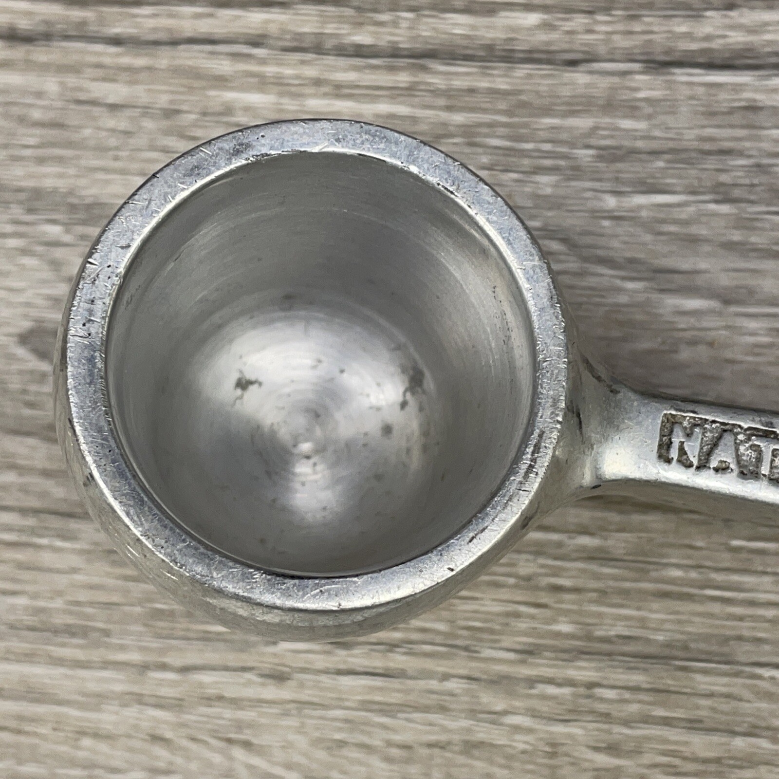 Vintage 1950 Sand Cast Aluminum Measuring Device from National Engineering Co.