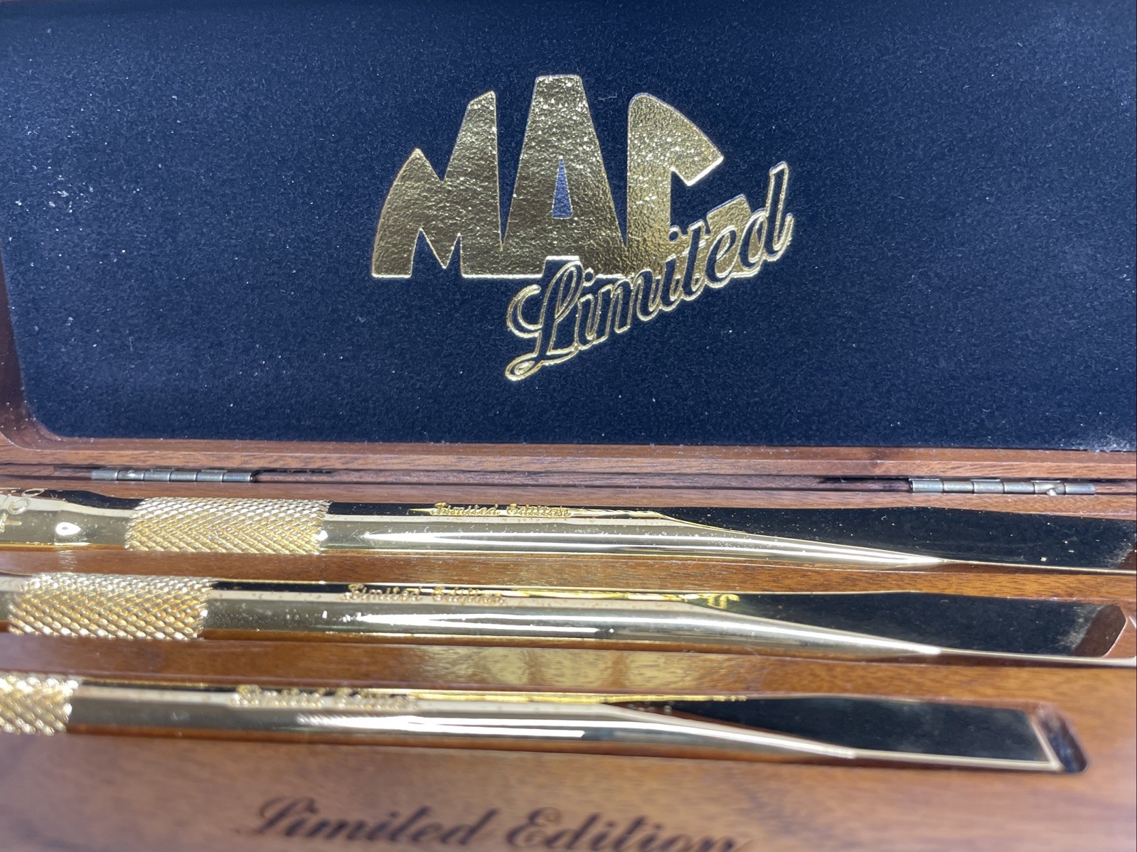 Mac Tools 1997 24k Gold Plated 3pc Chisel Set