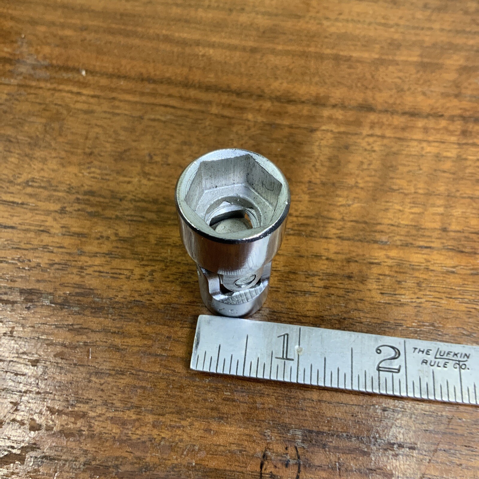 Nice Vintage THORSEN USA 3/8 Inch Drive Swivel Socket 420JX 6 Point 5/8”