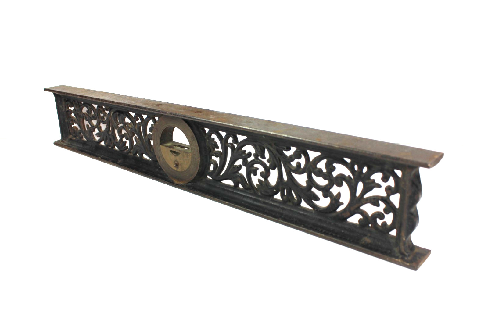 Antique DAVIS Level & Tool Co. – Pat. Sept. 27, 1867 – Filigree Cast Iron Level