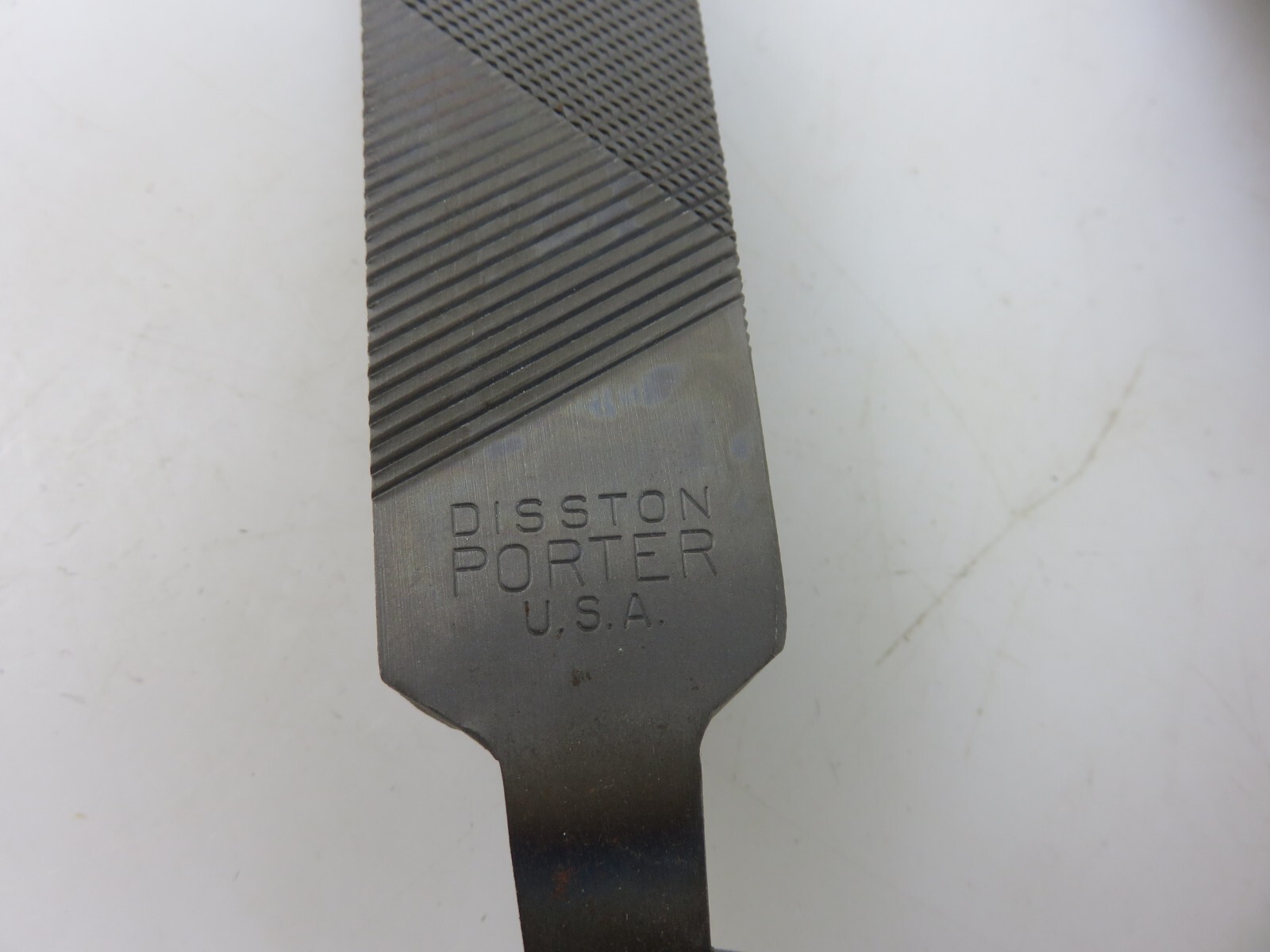 Simonds Flat 2nd & Disston Porter Flat Aluminum Type A 10″ Long 2pc File Set
