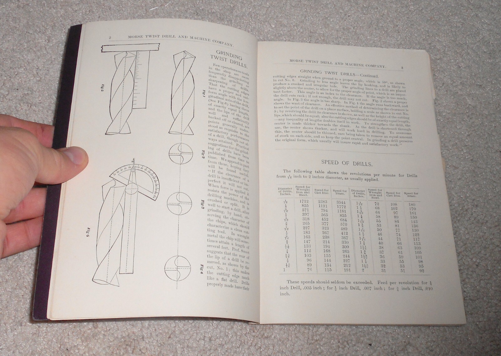1898 MORSE TWIST DRILL & MACHINE COMPANY CO NEW BEDFORD MA TOOL SALES CATALOG