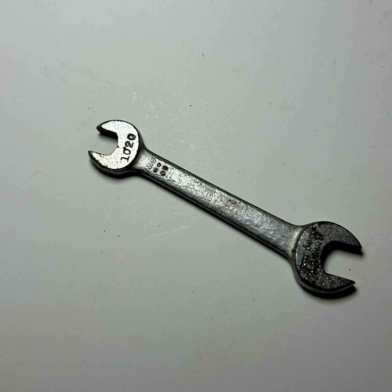 Vintage Bonney 1020 Midget Double Open End Wrench 1/4″ x 5/16″ USA, 3″ Long