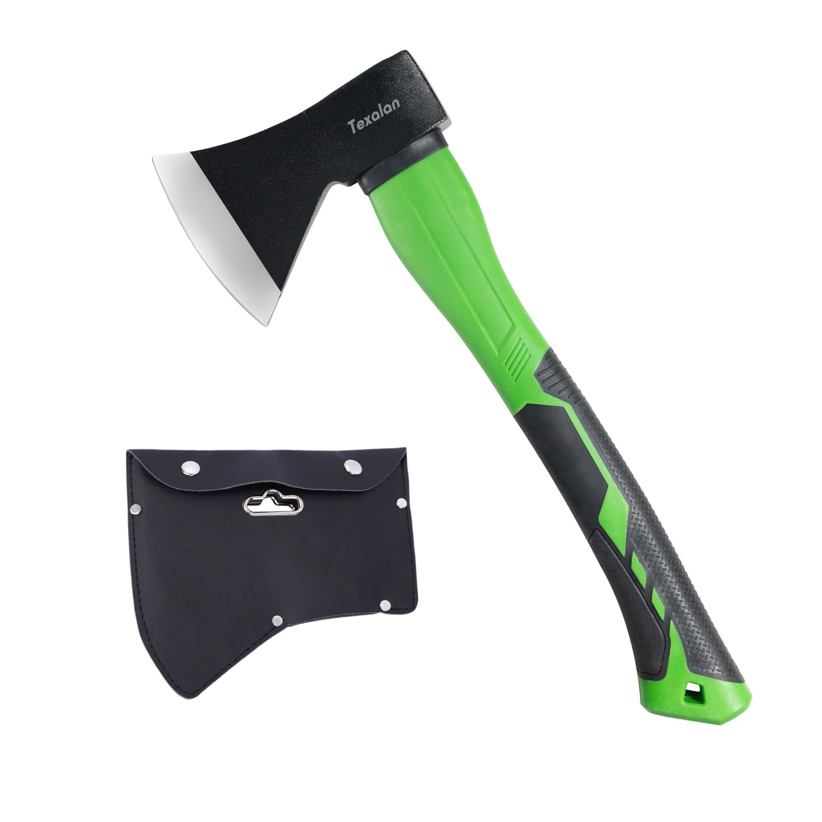(R) Axe with 14.5″ Fiberglass Handle 600g Head Outdoor Camp Hatchet Forged St…