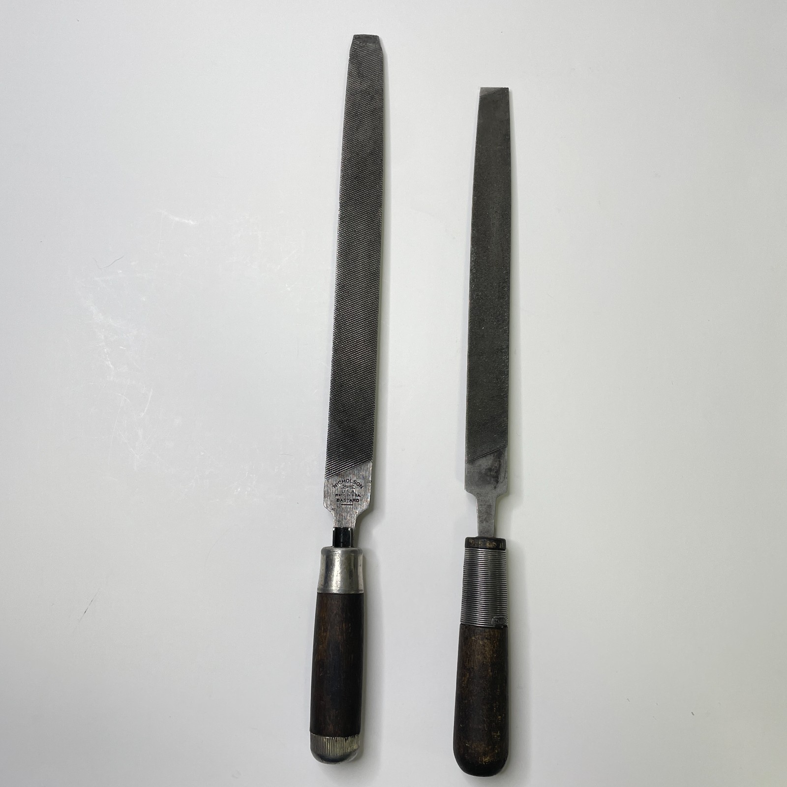 VTG Blacksmith Carpentry Files Nicholson Simonds Hand Tools Metal Rasp Lot of 2