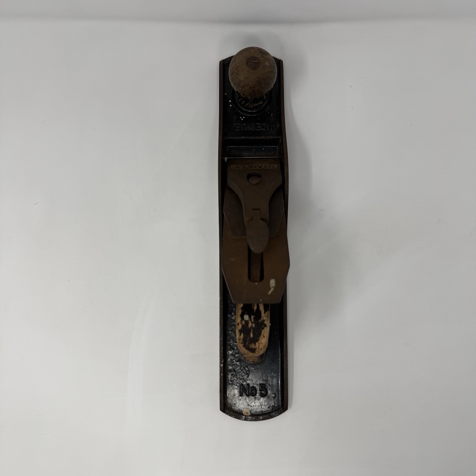 Vintage Stanley Bailey No. 5 Wood Hand Plane 14″ Woodworking Tool Made in USA