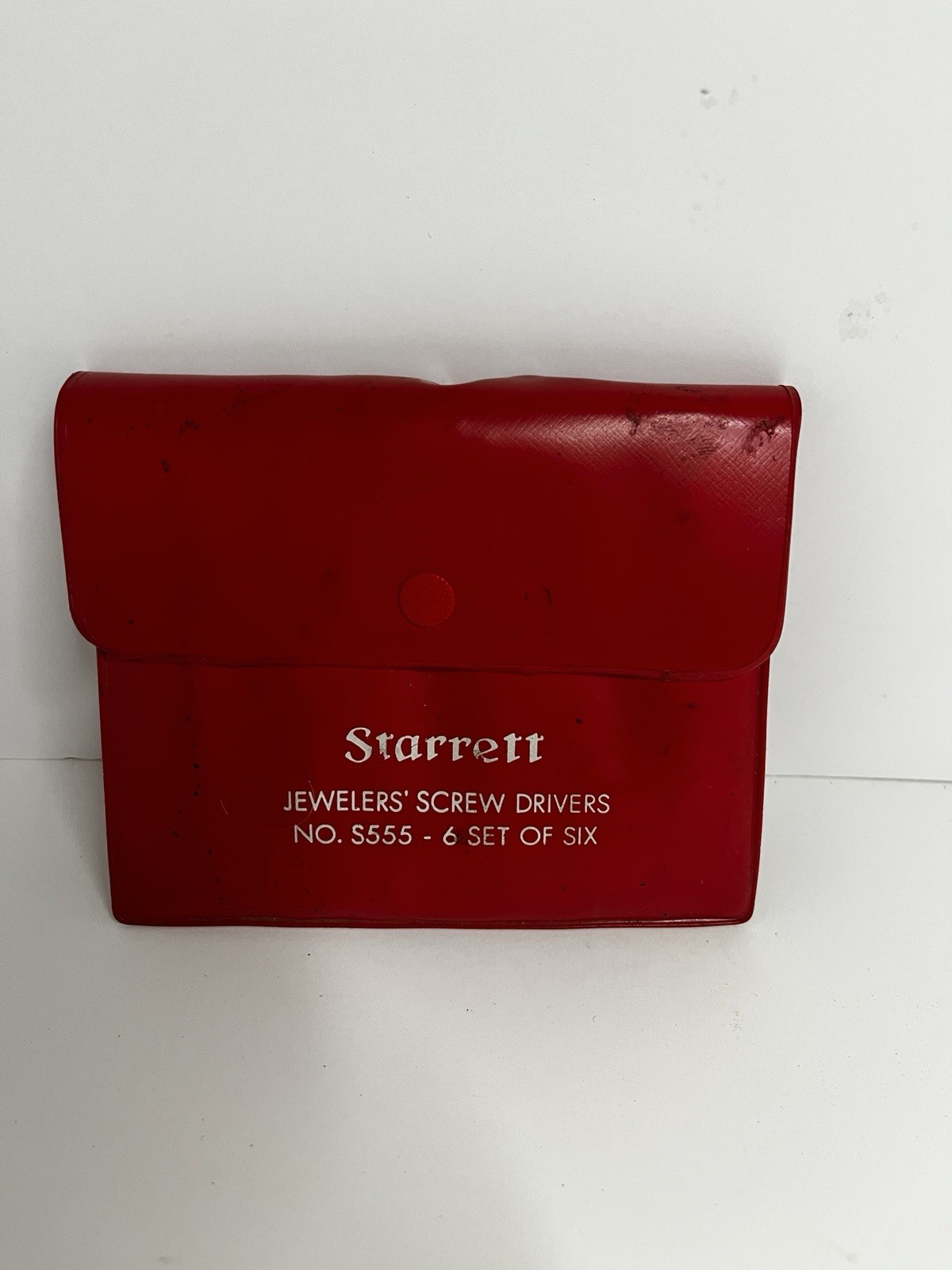 Starrett No. S555-6 Set of Six Jewelers’ Screw Drivers w/Pouch USA