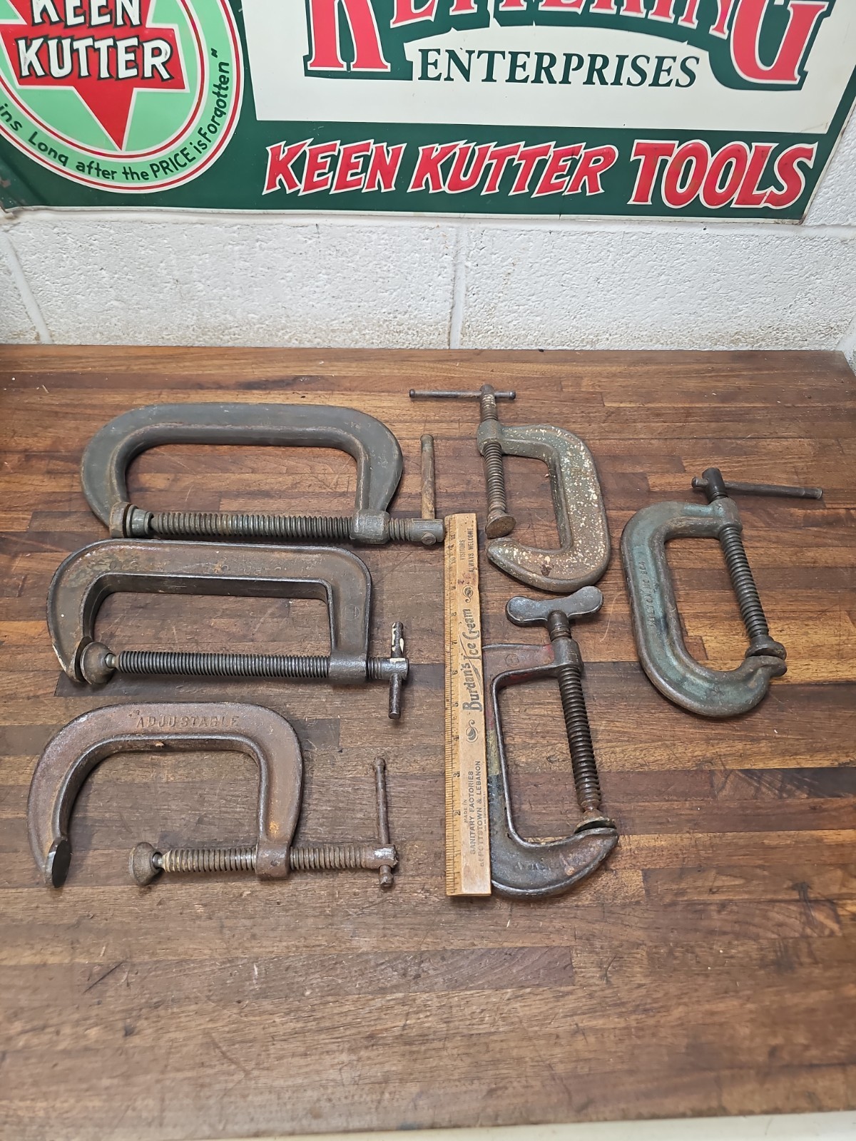 P17- Lot Of Vintage C Clamps