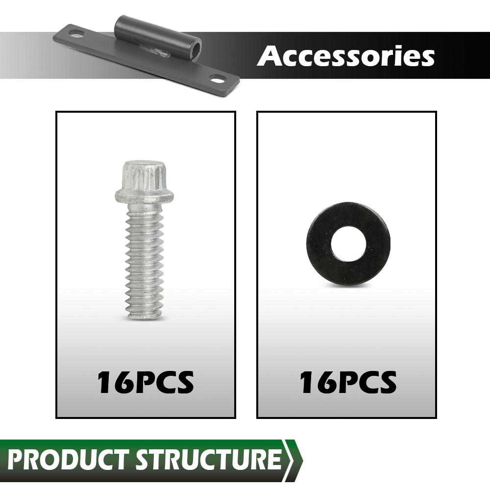 Body Side Door Hinge(8)pack w/ screws(16) Fits For M998,Humvee, 4 Doors
