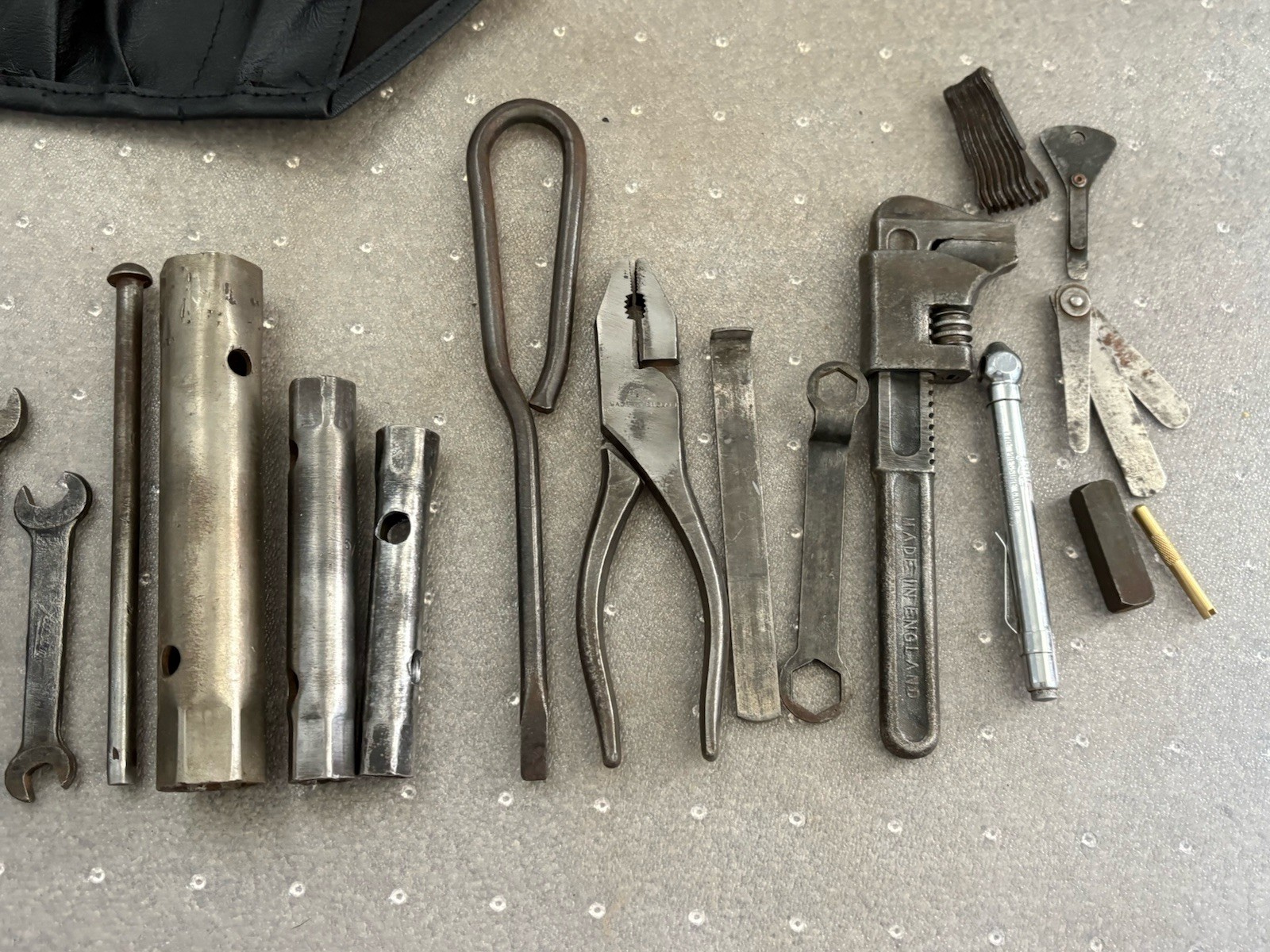 Austin Healey tool roll tool kit