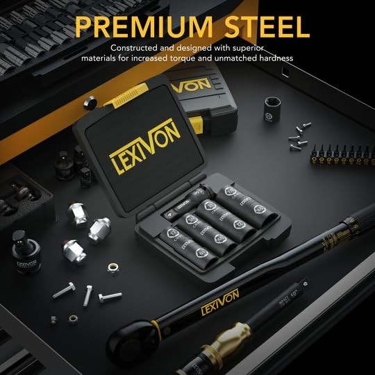 LEXIVON Lug Nut Impact Socket Set, 1/2-Inch Drive | Innovative 8-IN-4 Flip