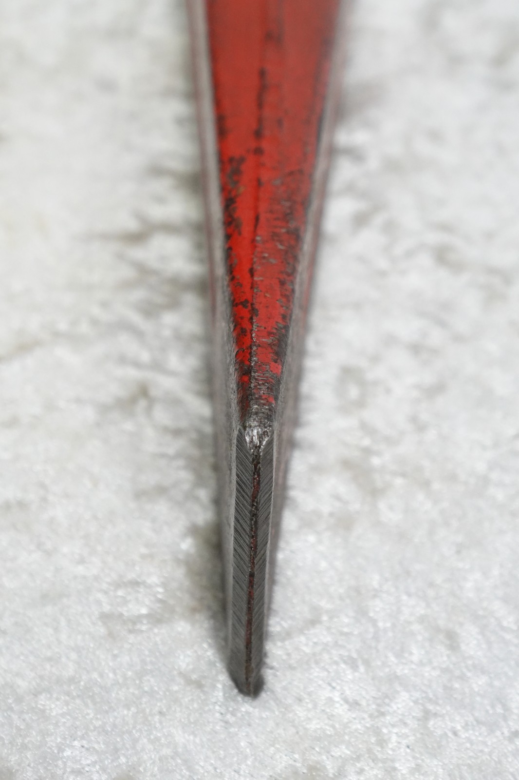 Vintage JAPAN 4K Red Splitting Wedge 3.94 Pounds 9″ Long