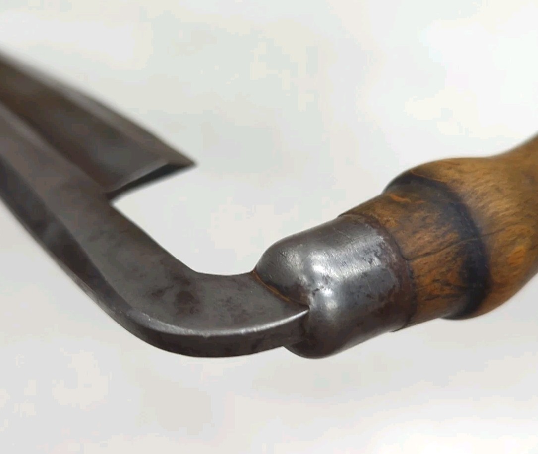 J.P.H. Co. Everkeen 12″ Woodworkers Draw Knife Bar Vintage 18.25″OA Milwaukee WI