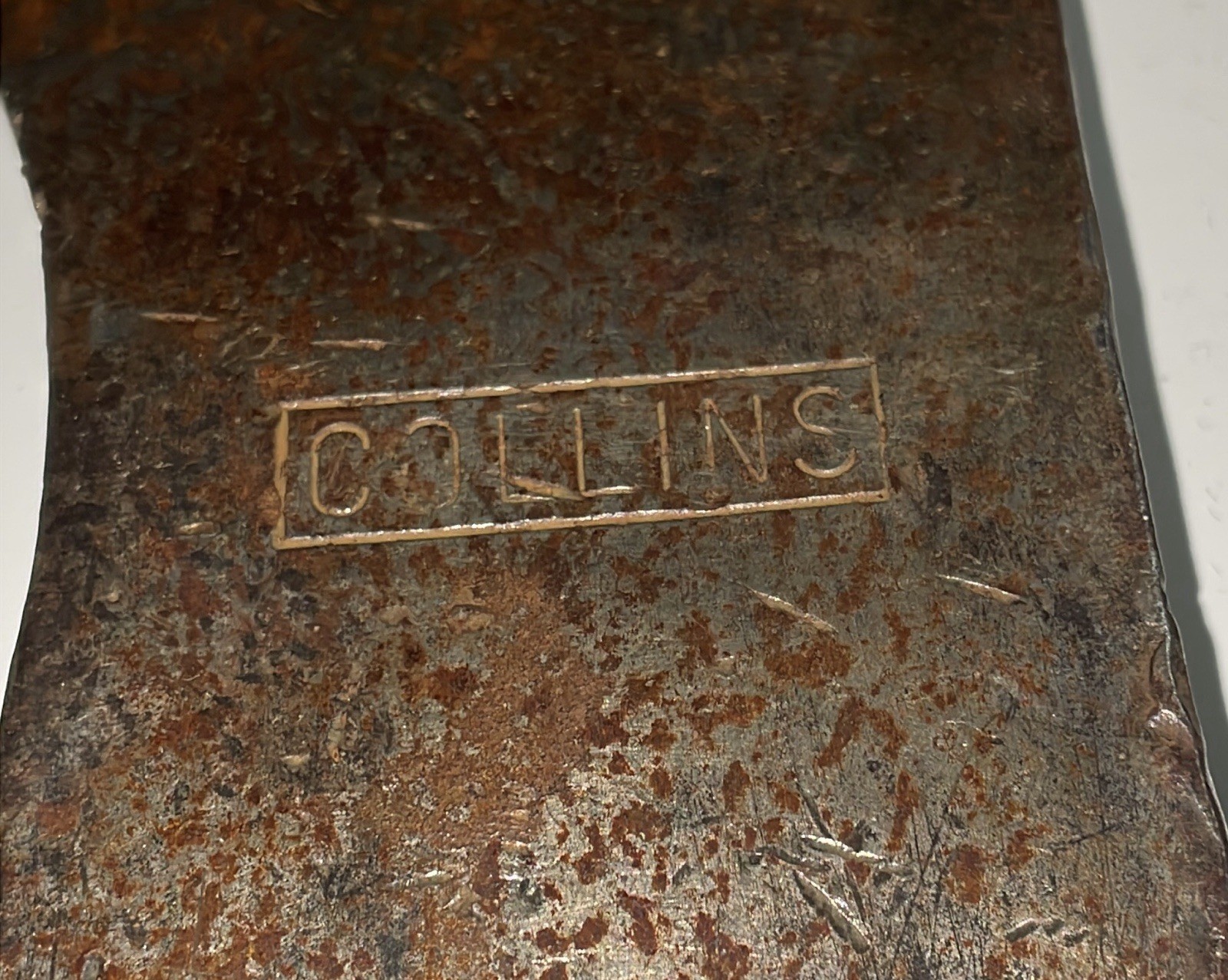 Vintage Collins Double Bit Axe Head 3 Pounds 2 Ounces (USED) No Handle