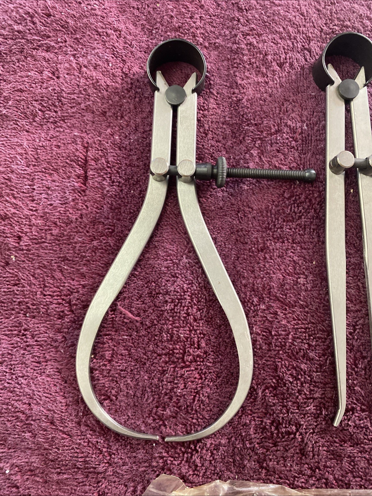 Set Of 3 Vintage Craftsman Calipers & Divider Machinist Drafting Tools
