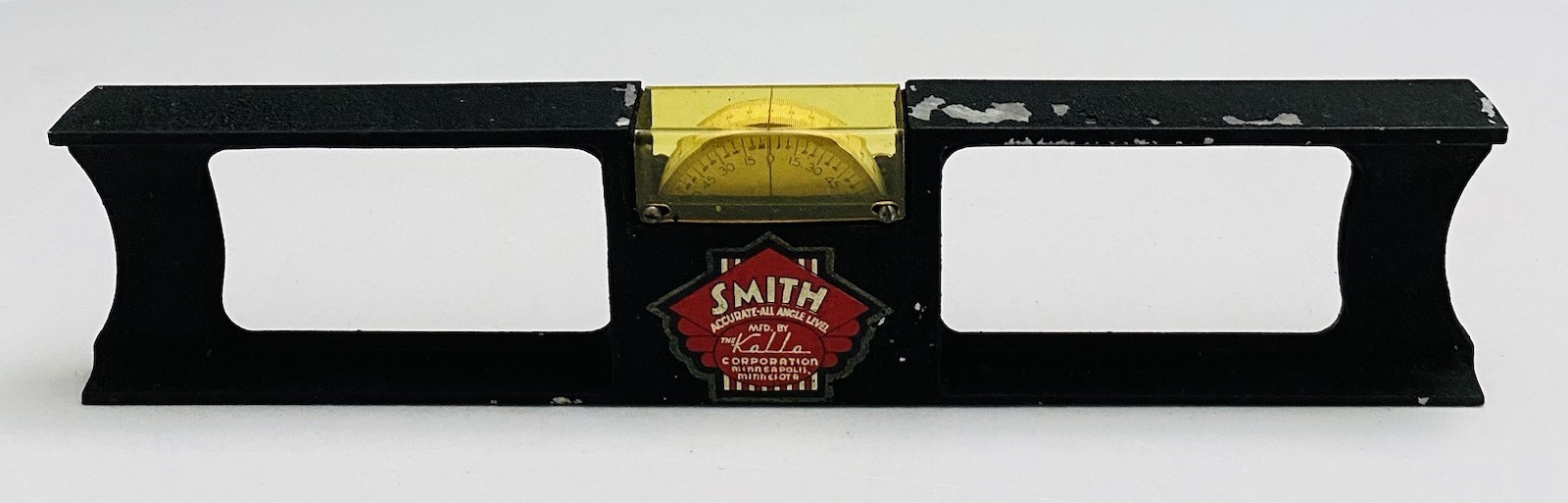 Vintage Smith Accurate All Angle Aluminum Level w/ Box Mfd. by Kalla Corp USA