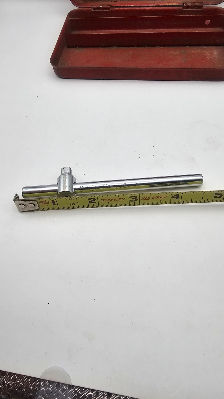 VINTAGE SNAP ON SOCKET WRENCHES KRA 255 BOX FOR 1/4 SOCKET SET 6.5″x4-1/4″x1″