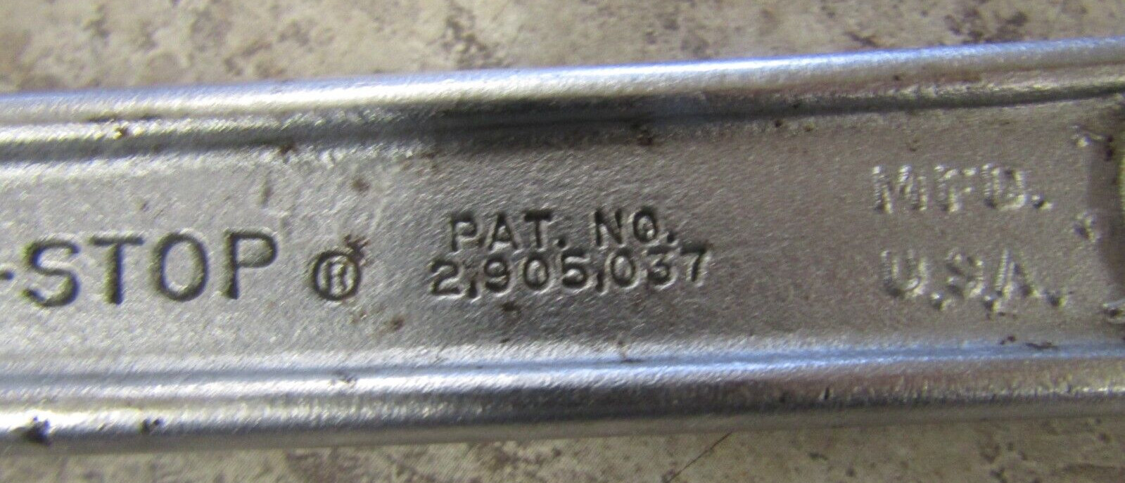 Vintage Proto 708-L, 8″ Clik-Stop Adjustable Wrench