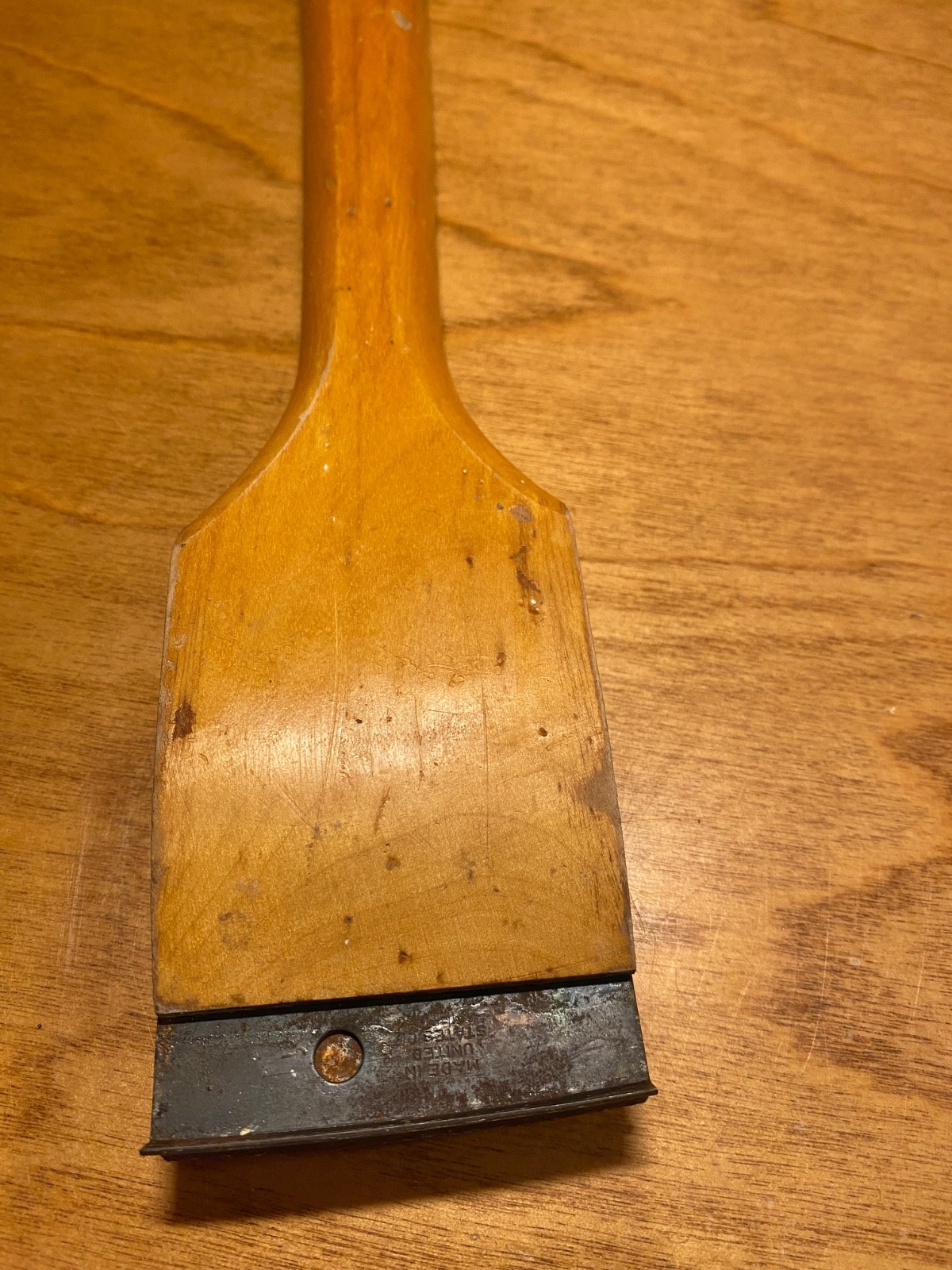Vintage CRAFTSMAN 4-pc Paint Scrappers, 4-Edge 2-1/2″, Wood #9015, 12″, 6″, USA
