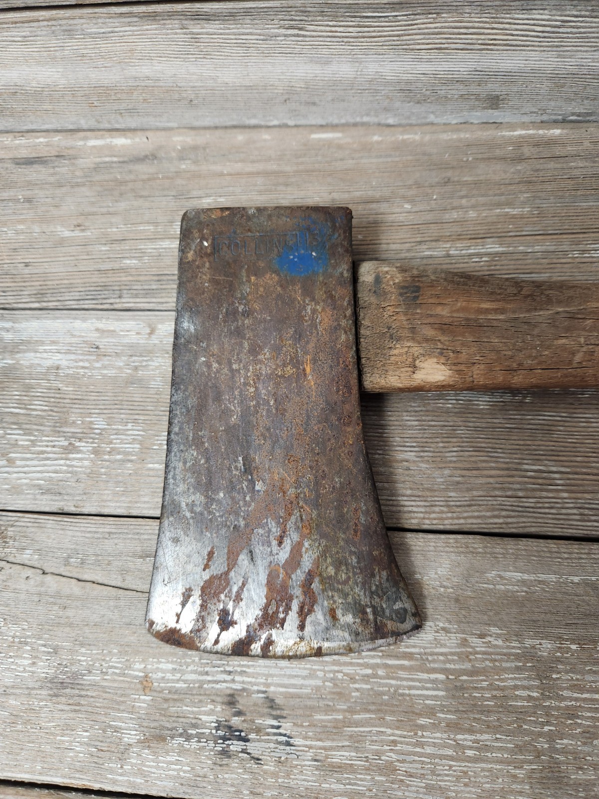 Vintage Collins Single Axe Hatchet Camp Axe 1-3/4 lbs. With Original Handle