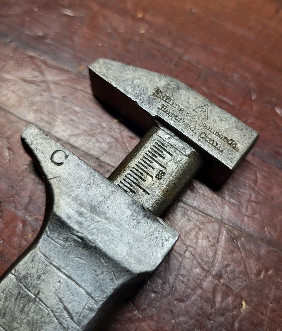Vintage Billings & Spencer Hartford CT C.E. Billings Adjustable Bicycle Wrench