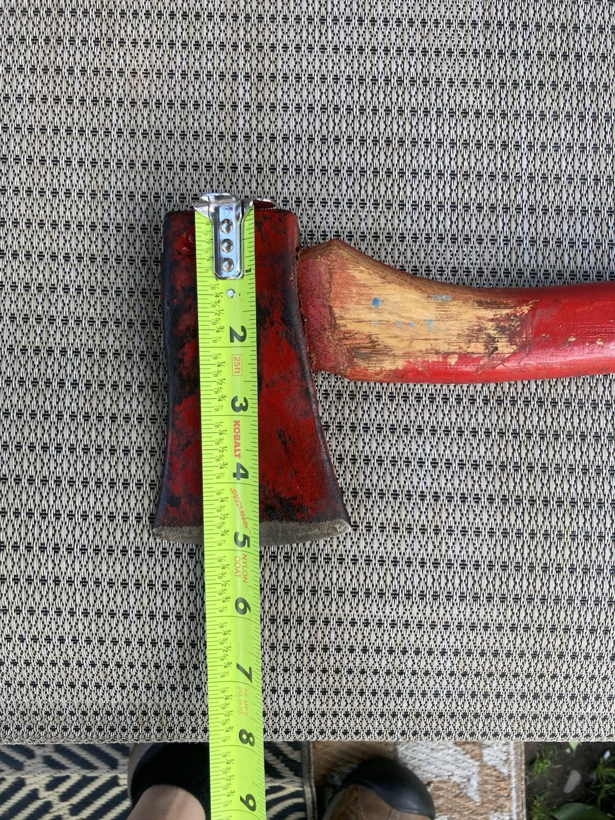 “US 05-” CAMP HATCHET – Woodings-Verona Axe – 3″ Edge – 13 3/4″ Hickory Handle