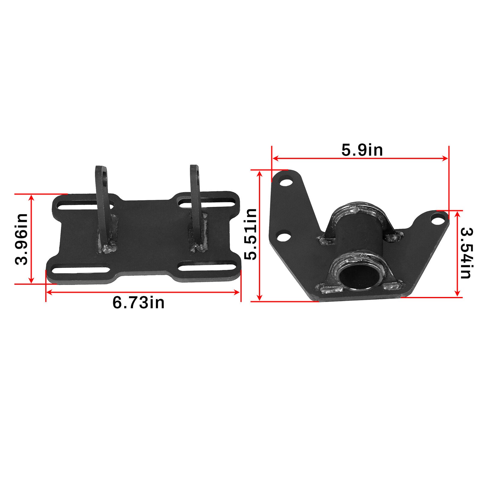 LS Conversion Engine Swap Mounts Adjustable w/ Hardware For GM Body 1978-1988