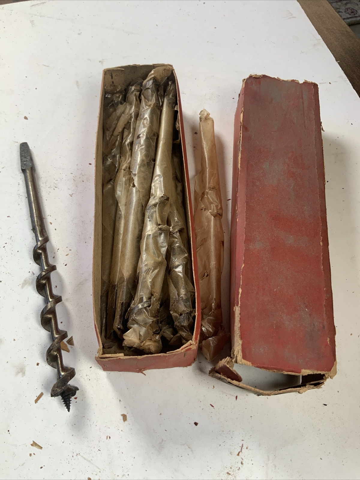 ONE (1) – New NOS Steelcraft 12/16” (3/4”) Auger Drill Bit Tapered 8.5” #RD