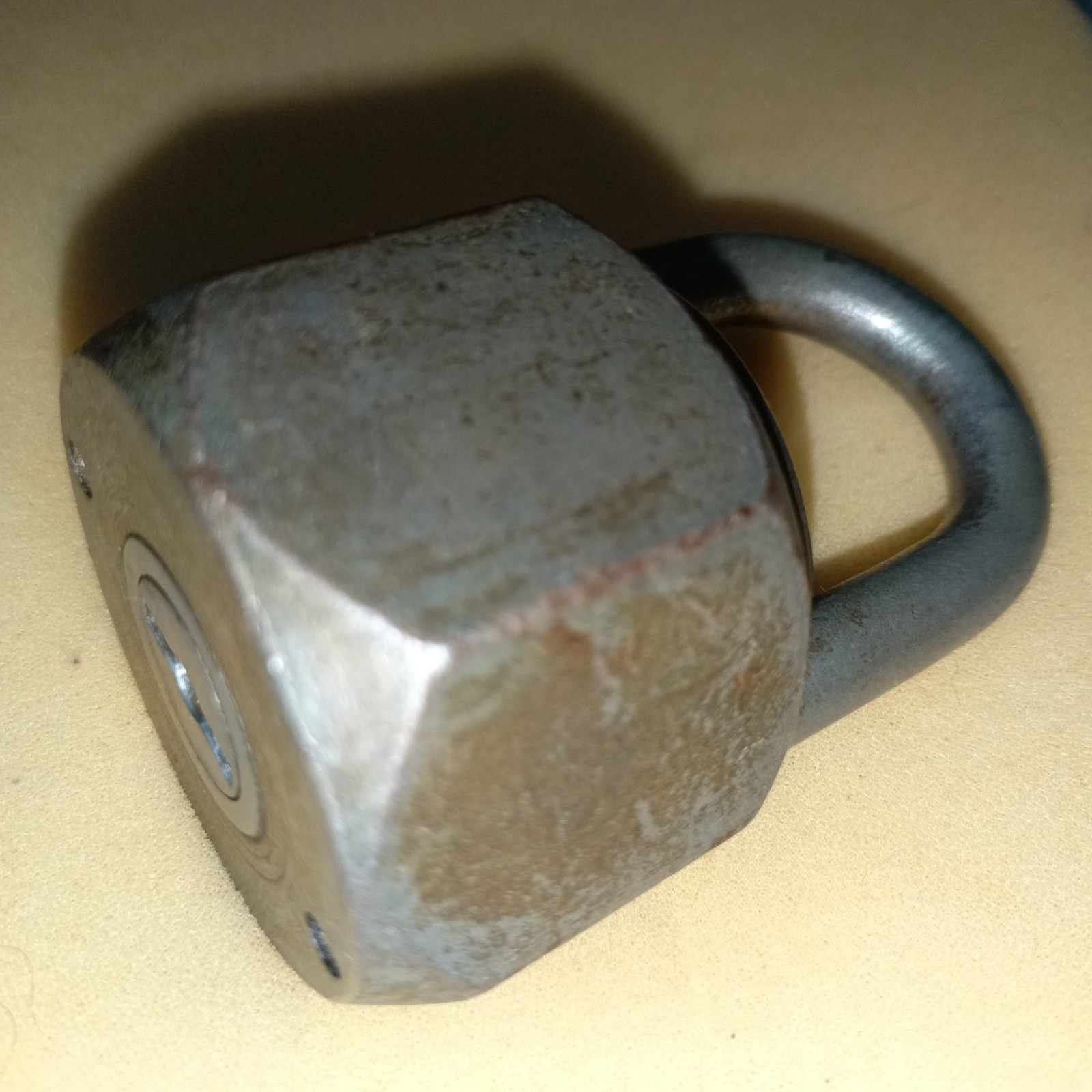 VERY Rare Padlock USSR Hexagonal 1960s–1970s Works Soviet Prison Art