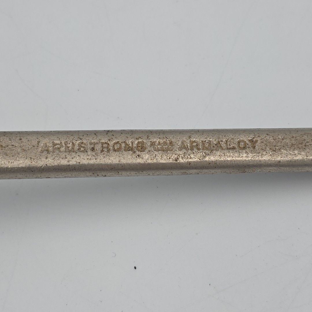 Armstrong 5/8″ X 11/16″ 12 Point Deep Offset Box Wrench Armaloy No. 8727-A USA