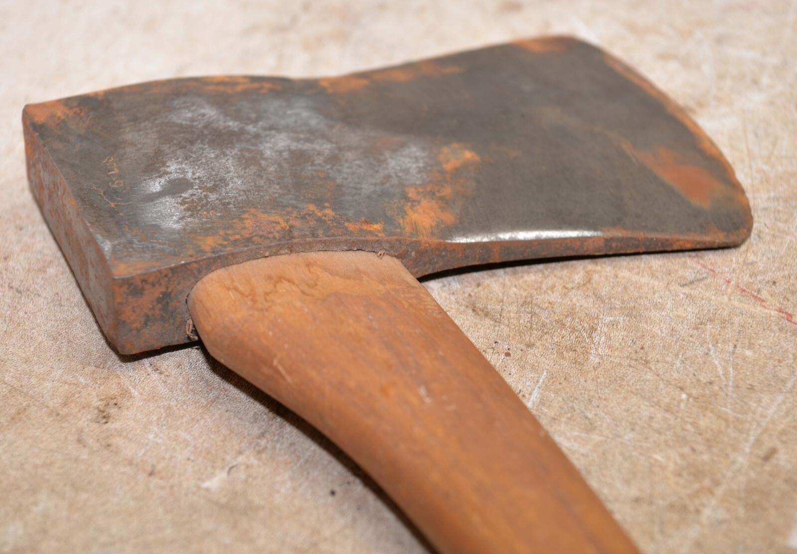 Rare 6 lb Eagle Edge Tool Co embossed axe 1562 date England huge EETC ax tool A3