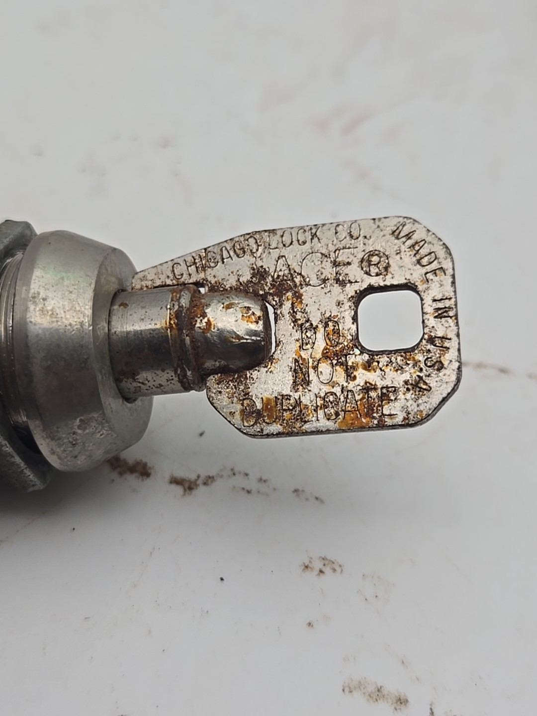 1pc – Chicago Lock ACE Cam Cylinder MDK4590 Vending Laundry W/ 1 Key (5E3)