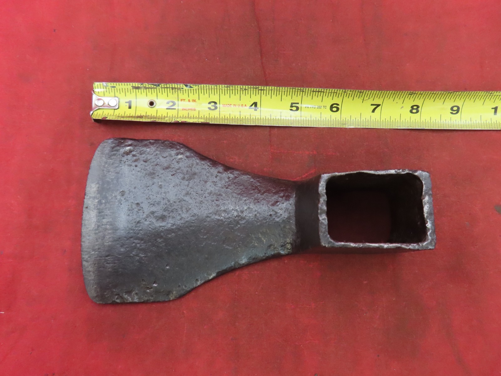 VTG UNMARKED OLD FOOT ADZE AXE FARM GARDEN DIGGING HEWING TOOL GRUB HOE 1Lb 13oz