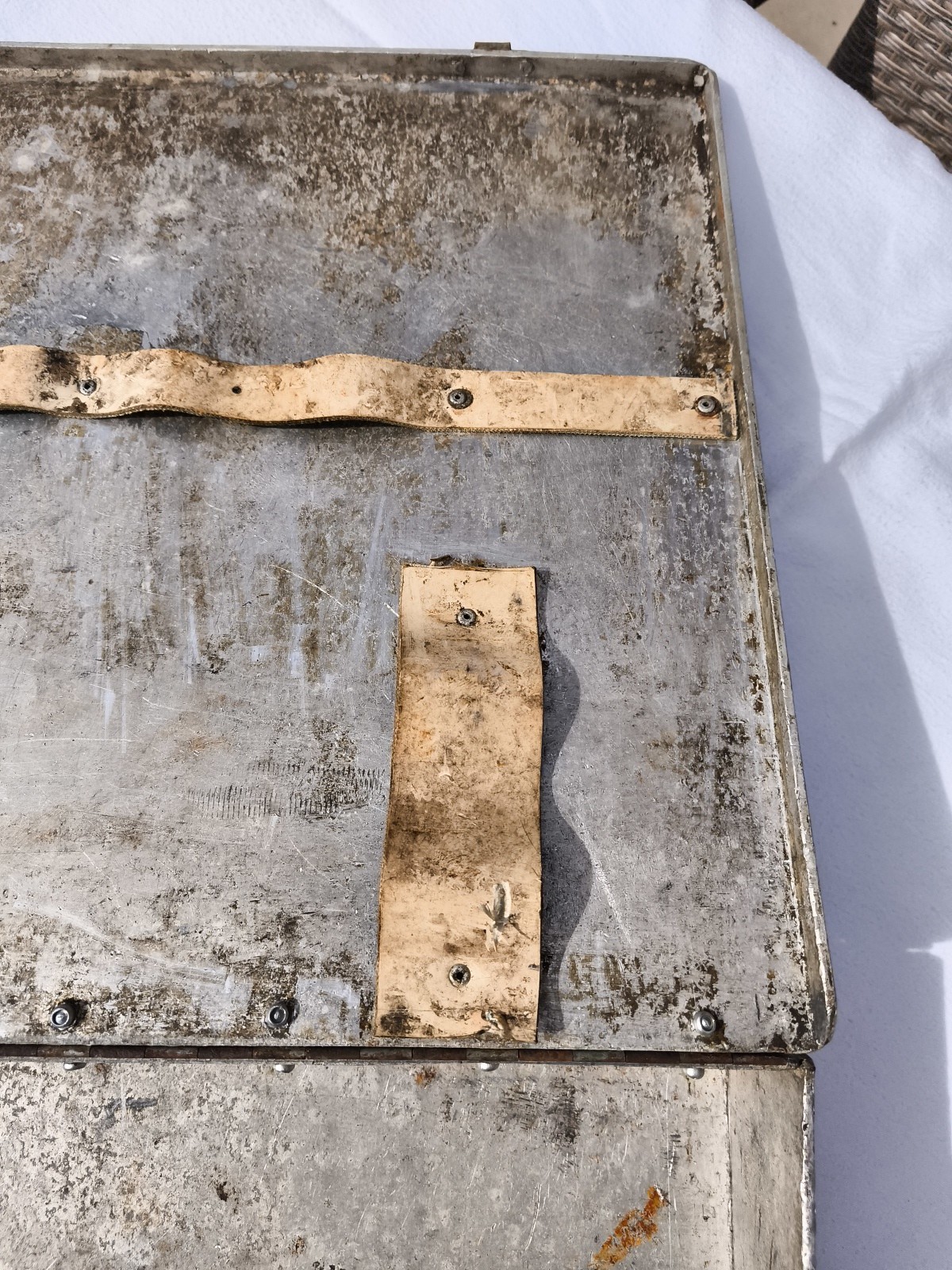 Industrial Aluminium Tool Box Engineers Case Storage Decor Retro Vintage TV Prop