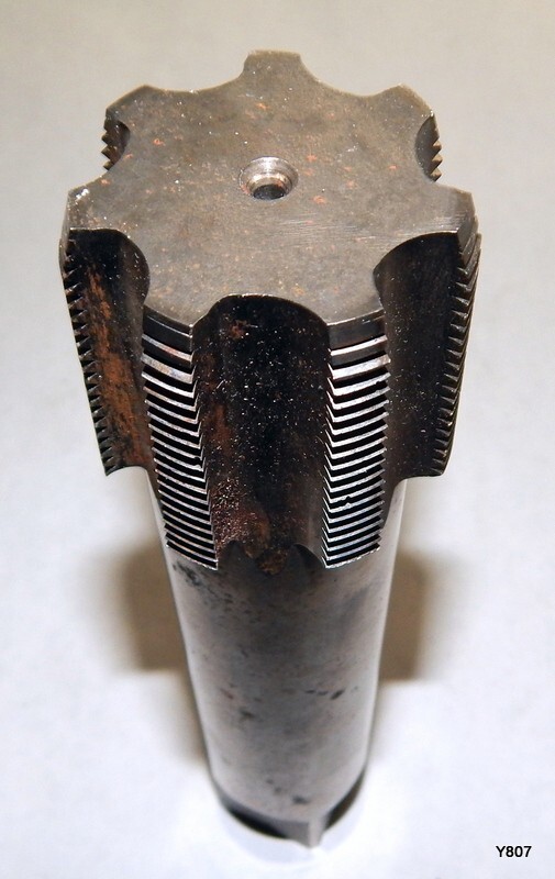 S.T. Co. 8″ OAL 1-1/8″ Square Drive 7-Flute RH Threading Tap 1-1/2-11 2T-22892-A