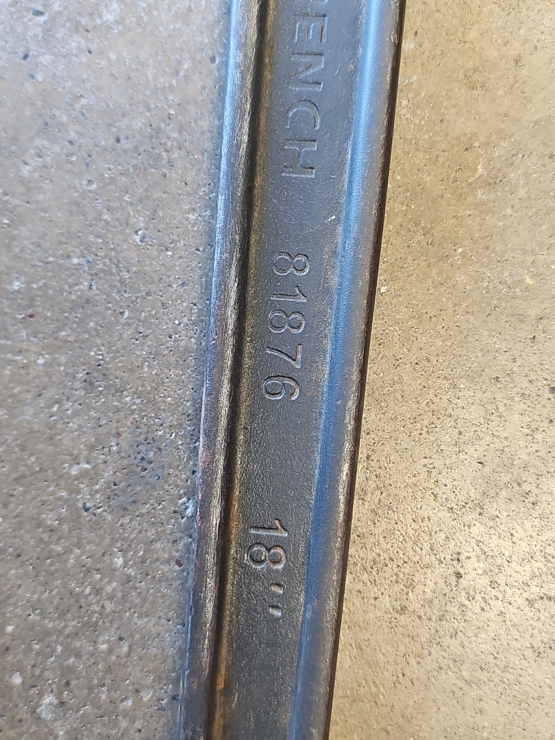Vintage Very Rare Gearwrench 81876 18″ crescent wrench