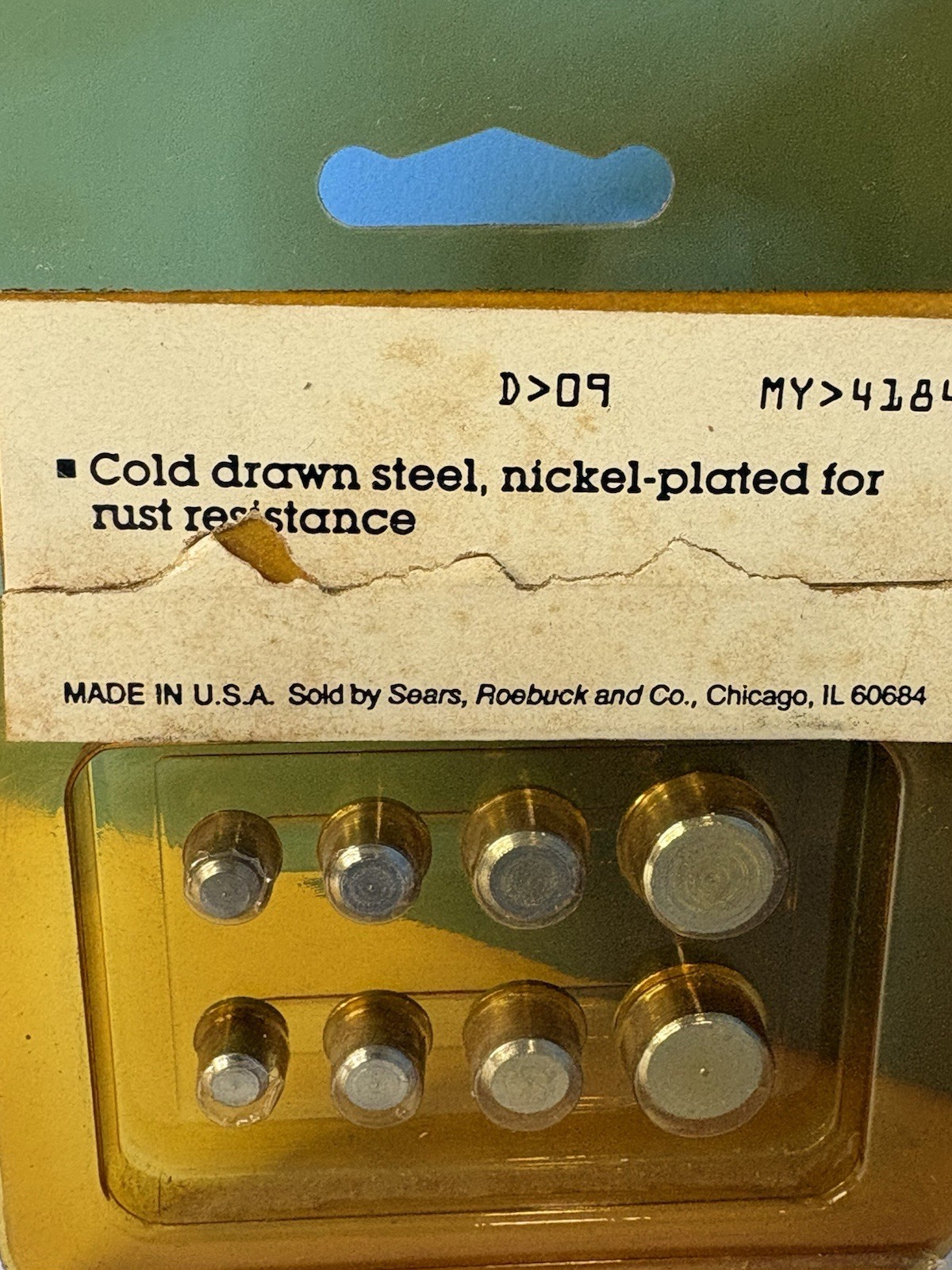 Sears Roebuck Simpson Craftsman Dowel Centers 9 4184 Set Vtg USA Metal