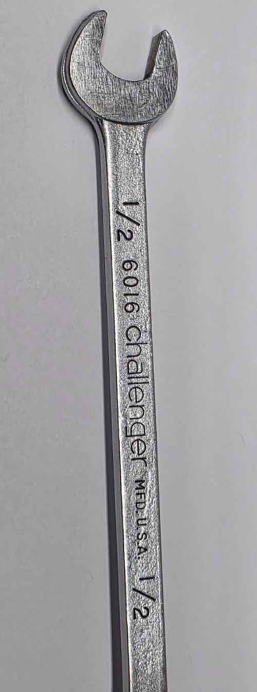 Vintage Challenger 1/2″ Combination Wrench, No. 6016, MFD. U.S.A.
