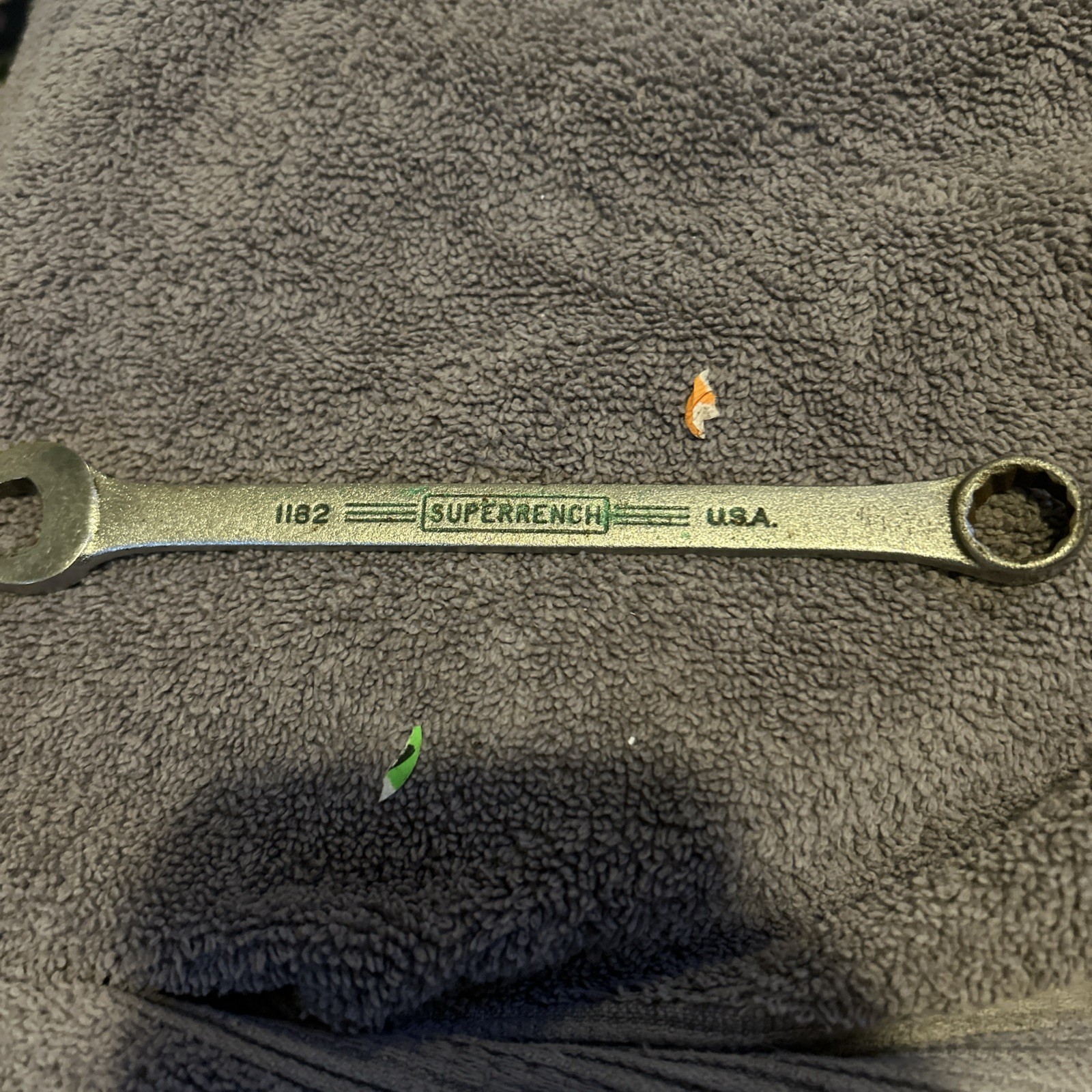 COMBINATION WRENCH 1/2 Williams 1/2 12 POINTs USA 1162 Superrench vintage